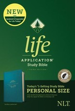 NLT Life Application Study Bible, Third Edition, Personal Size (Leatherlike, Teal Blue, Indexed)