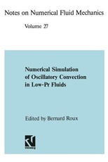 Numerical Simulation of Oscillatory Convection in Low-PR Fluids
