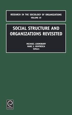 Social Structure and Organizations Revisited