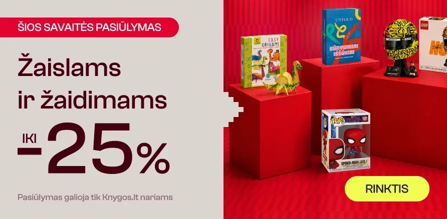 Žaislai ir žaidimai - iki 25%!