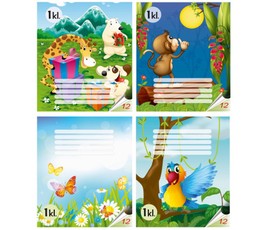 Sąsiuvinis TALSU 1 klasei 12l 80g linijomis