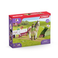 SCHLEICH HORSE CLUB Saros stovyklavimo rinkinys