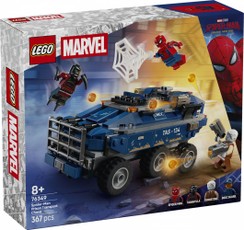 Marvel Super Heroes 76349 – Žmogus‑voras: kalinių transporto gaudynės, konstruktorių rinkinys (statybinės kaladėlės)