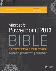 Microsoft PowerPoint 2013 Bible