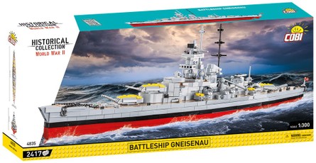 Statybiniai blokeliai – karo laivas „Gneisenau“