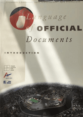Language of official documents: introduction