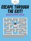 Escape Through the Exit! Maze Activity Book