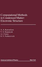 Computational Methods in Condensed Matter: Electronic Structure