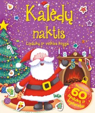 Kalėdų naktis. Lipdukų ir veiklos knyga