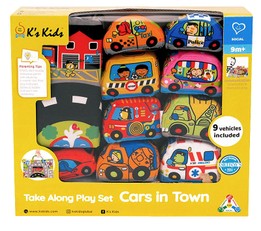 K’s KIDS Kūdikių kilimėlis „Mašinėlės mieste“