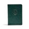 CSB Military Bible, Green Leathertouch