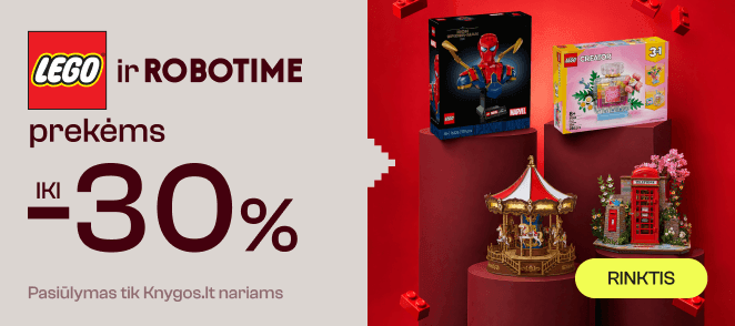 LEGO® ir ROBOTIME konstruktoriams - iki 30%!