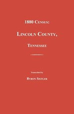 1880 Census, Lincoln County, Tennessee