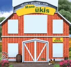 Mano ūkis. Dėliok, spalvink, kurk