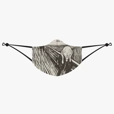 LOQI veido kaukė „The Scream“