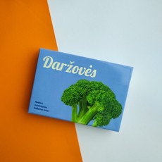 Daržovės. Lavinamųjų kortelių rinkinys