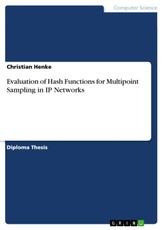 Evaluation of Hash Functions for Multipoint Sampling in IP Networks