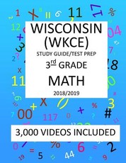3rd Grade WISCONSIN WKCE, 2019 MATH, Test Prep