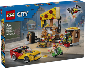 LEGO City Pizza Delivery Experience with Vehicles