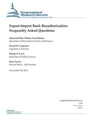 Export-Import Bank Reauthorization