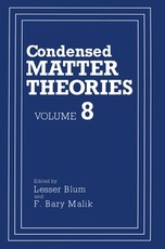 Condensed Matter Theories