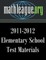 Elementary School Test Materials 2011-2012