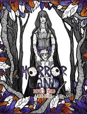 Adult Coloring Book Horror Land