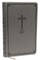 NKJV, Deluxe Gift Bible, Imitation Leather, Gray, Red Letter Edition