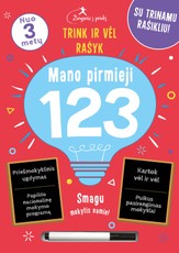 Mano pirmieji 1 2 3. Trink ir vėl rašyk
