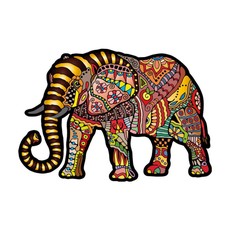 Medinė dėlionė „Magiškas dramblys“, 250 dalių