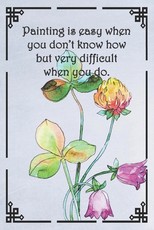 Painting is easy when you don't know how but very difficult when you do.