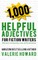 Helpful Adjectives for Fiction Writers