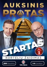 Kortelių žaidimas „Auksinis protas. Startas“