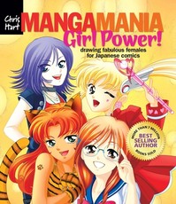 The Manga Artist's Coloring Book: Girl Power!