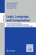 Logic, Language, and Computation
