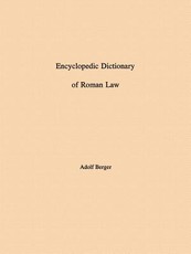 Encyclopedic Dictionary of Roman Law