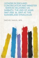 Judaism in England, Congregation and Minister