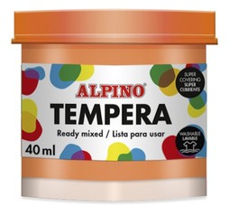 Guašas (tempera) ALPINO 40ml oranžinis