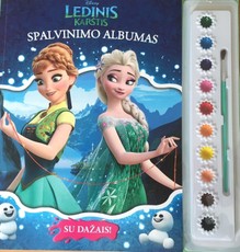 Ledinis karštis. Spalvinimo albumas su dažais