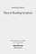 Ways of Reading Scripture