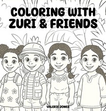 Coloring with Zuri & Friends