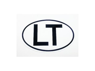 Lipdukas LT ženklas