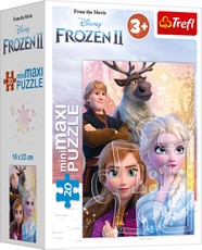 TREFL FROZEN Mini Maxi dėlionė „Ledo šalis 2" 20 det. TREFL FROZEN Mini Maxi dėlionė „Ledo šalis 2" 20 det.