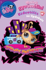 Mažieji gyvūnėliai. Užduotėlės su lipdukais. Strykt pastrykt!