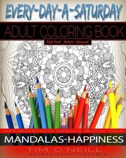 Everyday A Saturday Adult Coloring Books