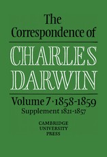 The Correspondence of Charles Darwin: Volume 7, 1858-1859