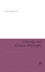 Coleridge and German Philosophy
