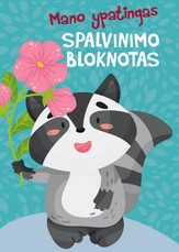 Meškėnas. Mano ypatingas spalvinimo bloknotas