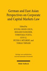 German and East Asian Perspectives on Corporate and Capital Markets Law