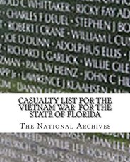 Casualty List for the Vietnam War for the State of Florida